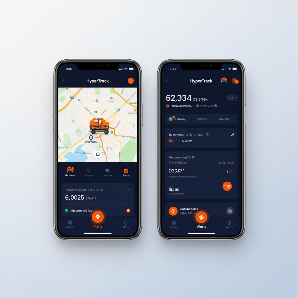 HyperTrack mobile tracking application and live dashboard
